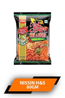 Nissin H&s Korean Spicy Veg Noodles 80gm